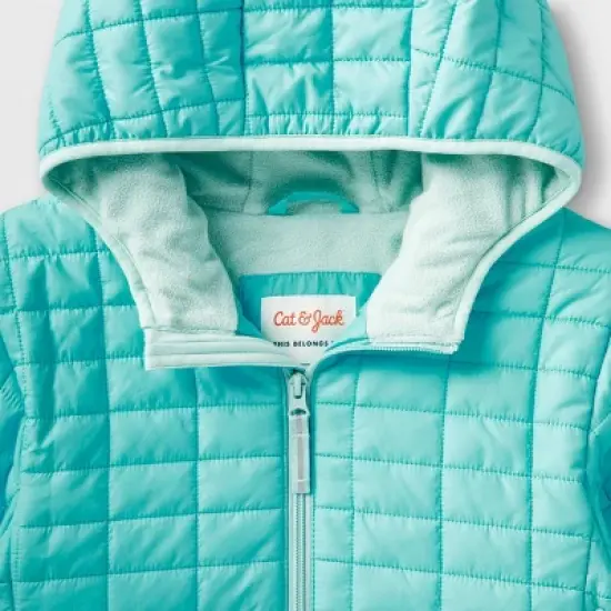 Kids' Solid Puffer Jacket - Cat & Jack&trade; image {2}