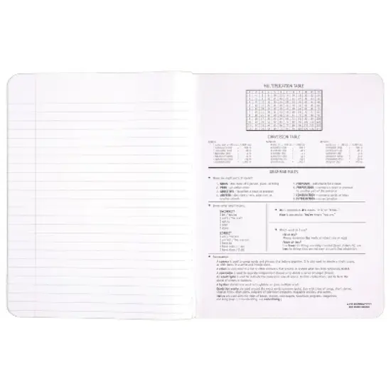 Mead&reg; Composition Book, Wide Ruled, 100 Sheets, 9 3/4" x 7 1/2", Black Marble, Pack of 3 image {3}