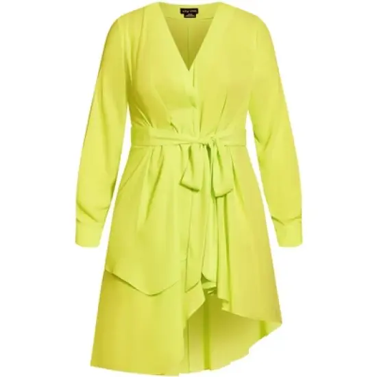 Women's Plus Size Shibara Top  - Citrus | CITY CHIC image {2}