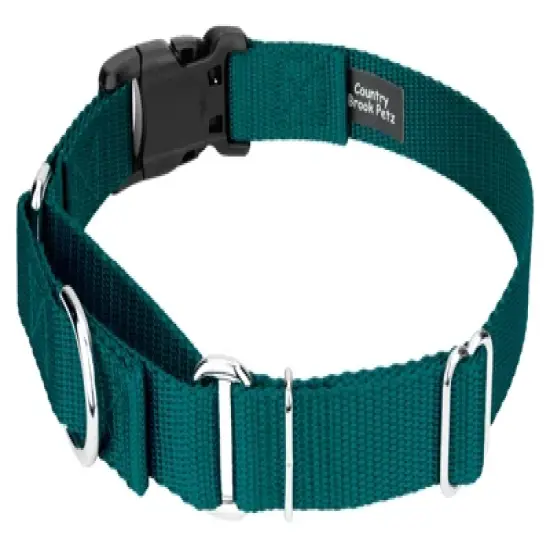 Country Brook Petz Durable Nylon Martingale with Deluxe Buckle - Made in the USA image {4}