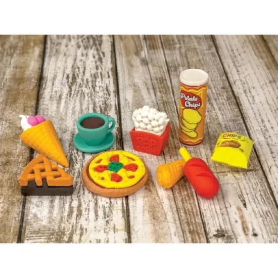 Geddes Snack Attack II 3D Erasers - 54 per bag image {2}