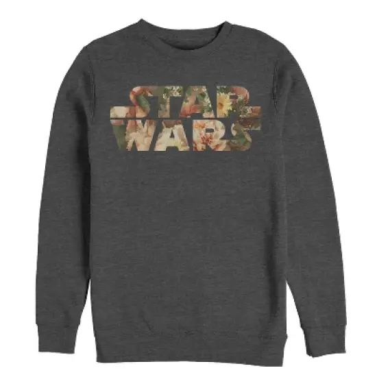 Men's Star Wars Floral Print Logo Sweatshirt image {2}