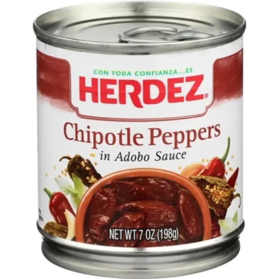 Herdez Chipotle Peppers in Adobo Sauce - Case of 1 - 7 oz image {1}