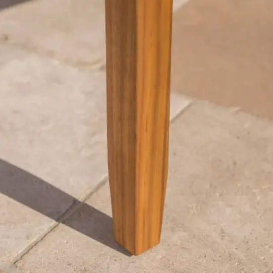 Peyton 2pc Acacia Wood Loveseat & Coffee Table Set - Christopher Knight Home image {3}