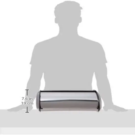 Bread Box Stainless Steel Bread Storage Box - Bread Bin Storage Holder for Kitchen - Homeitusa image {2}