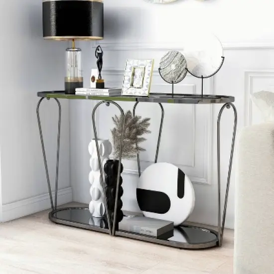 Kuut Contemporary Sofa Table - HOMES: Inside + Out image {1}