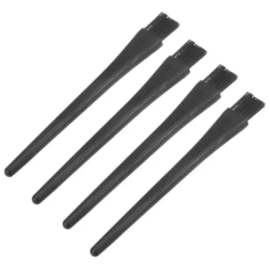 Unique Bargains 4pcs Antistatic ESD Brush Plastic Handle Nylon Cleaning Brushes 18x14mm Bristles image {4}