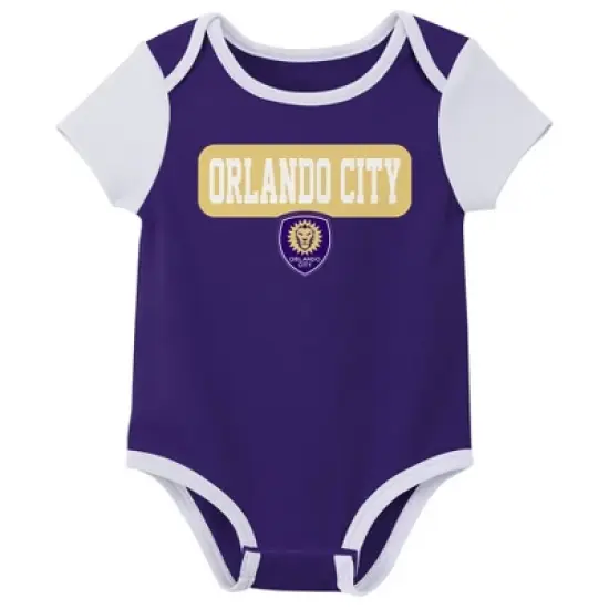 MLS Orlando City SC Infant Boys' 3pk Bodysuit image {3}