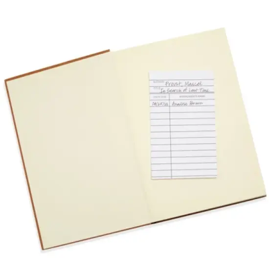 Best Paper Greetings 500 Pack Blank Library Cards for School Book Checkouts, CDs, DVDs, Vinyl Records, Classroom Supplies, White, 3 x 5 In image {4}