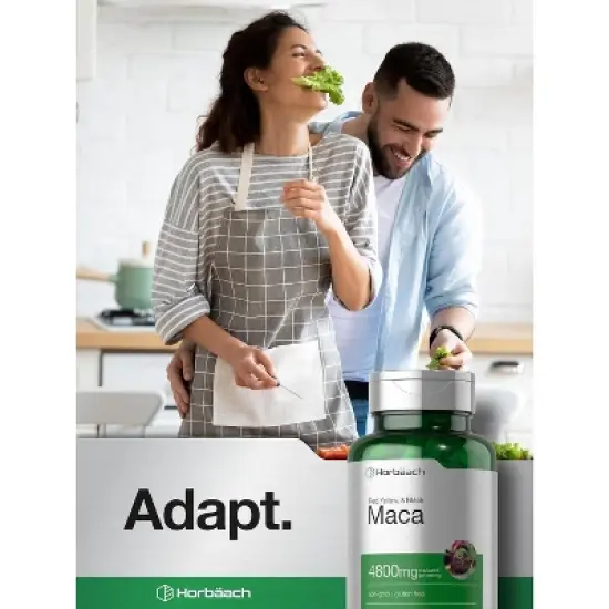 Horbaach Maca Root 4800mg | 120 Capsules image {6}