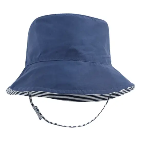 Hudson Baby Infant Boy Sun Protection Hat, Dino Stripe image {6}