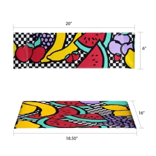 Director's Chair Replacement Canvas Mixed Fruit - Flora Home image {2}