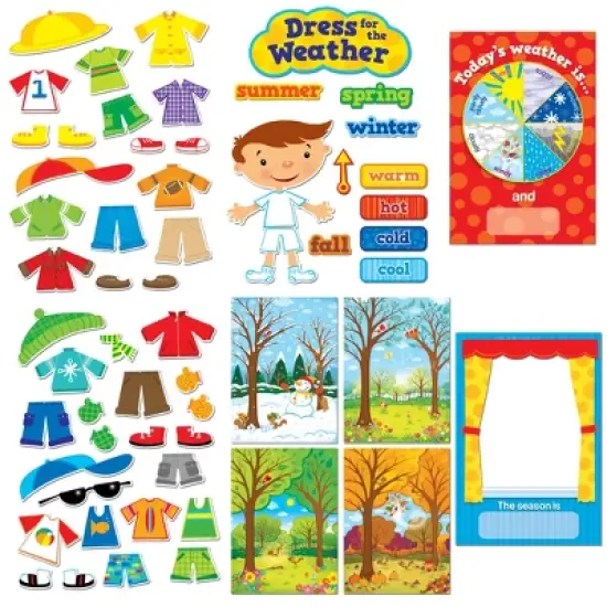 Creative Teaching Press&reg; Dress for the Weather Bulletin Board Set image {4}