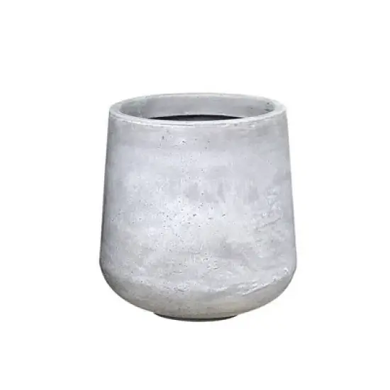 Rosemead Home & Garden, Inc. Concrete Outdoor Planter Pot Natural 13"x13" image {13}