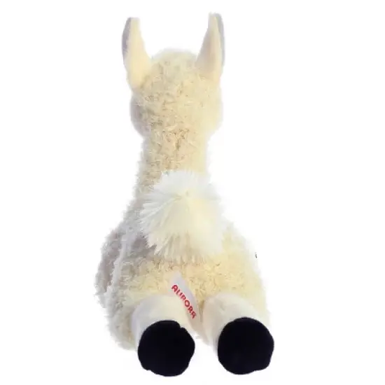 Aurora Flopsie 12" Llama Stuffed White Animal image {3}