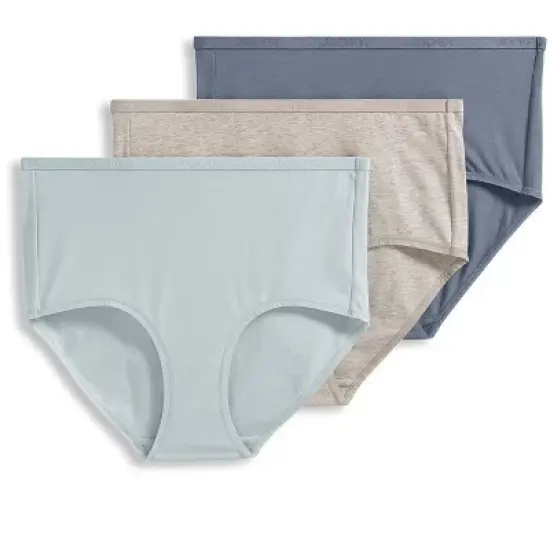 Jockey Women's Organic Cotton Stretch Logo Modern Brief - 3 Pack image {8}