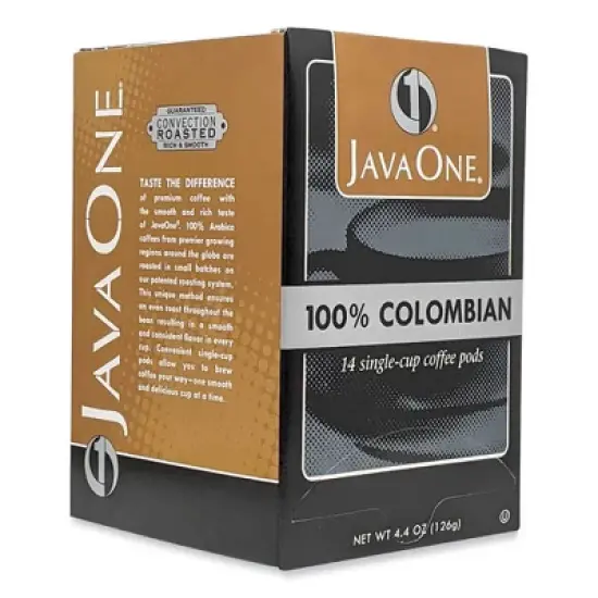 Java One Coffee Pods, Colombian Supremo, Single Cup, 14/Box image {2}