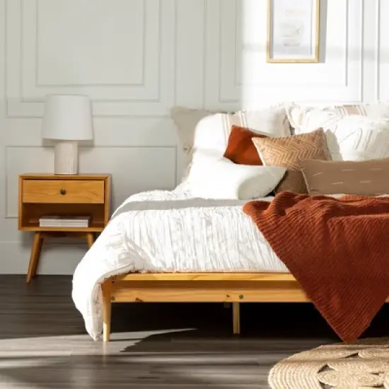 Boho Solid Wood King Platform Bed - Saracina Home image {12}