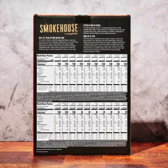 Smokehouse by Thoughtfully, Ultimate Grilling Spice Gift Set, Flavors Include Chili Garlic, Rosemary and Herb, Lime Chipotle, and More, Set of 20 image {7}