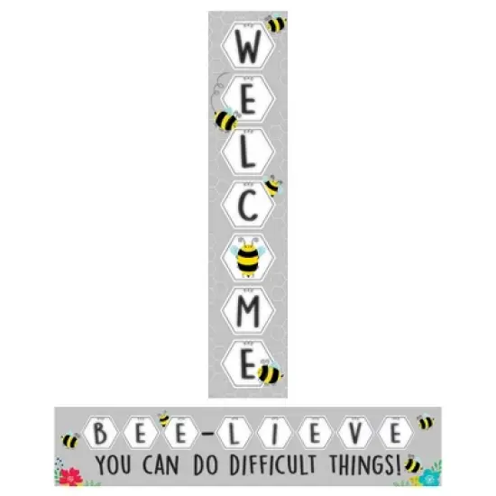 Creative Teaching Press&reg; Busy Bees Double-Sided Welcome Banner, 39" x 8" image {1}