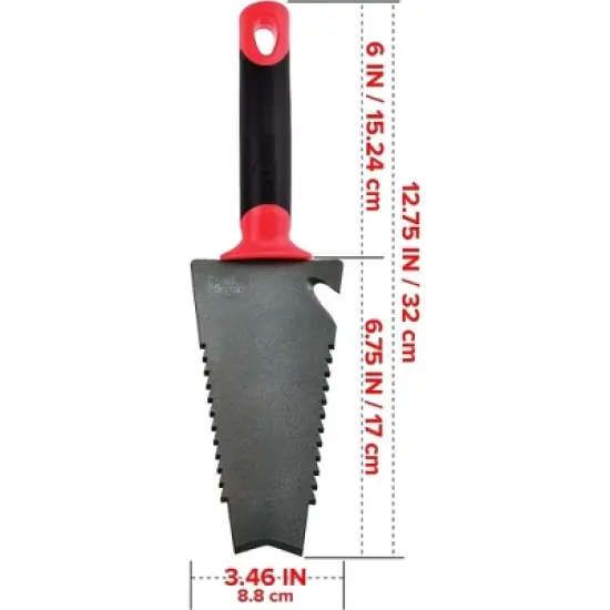 Radius Garden Root Slayer Trowel, Red image {1}
