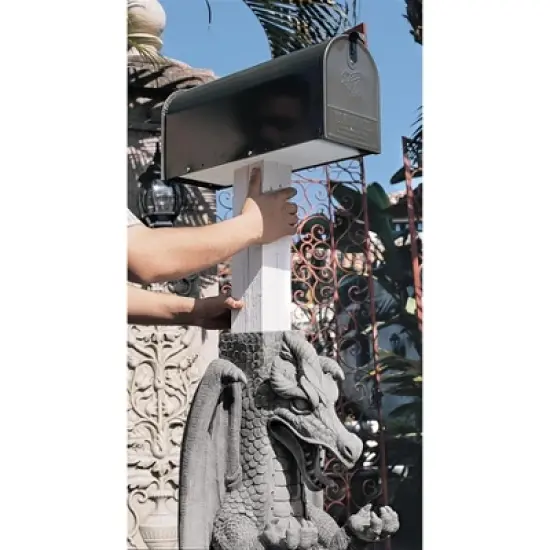 Design Toscano Zippy, the Dragon Sculptural Mail Post image {1}