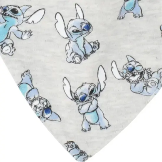 Disney One Size 3 Pack Bibs Blue and Grey image {5}