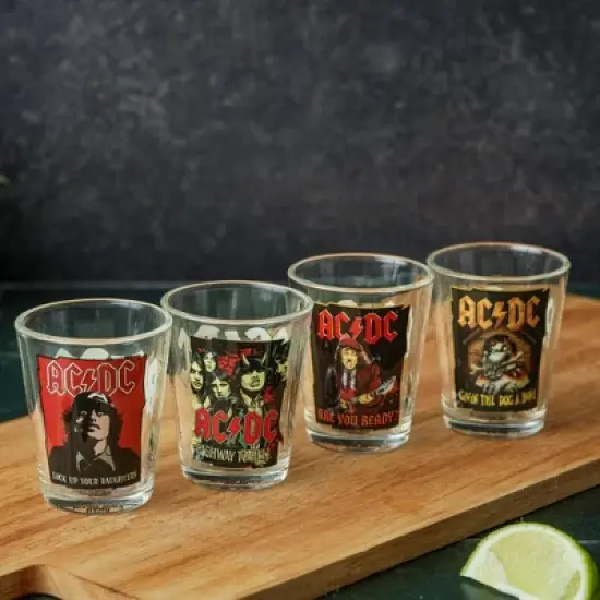 ICUP, Inc. AC/DC Icons 4-Piece 1.5oz Shot Glass Set image {5}