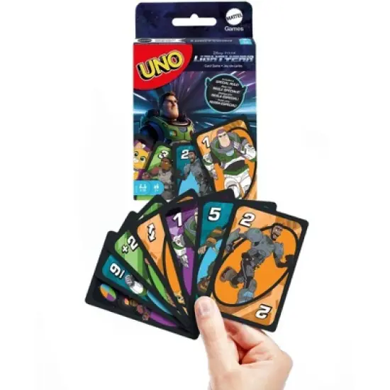 Mattel Card Games - Classic Game of UNO - Buzz Lightyear Family Game Night image {1}