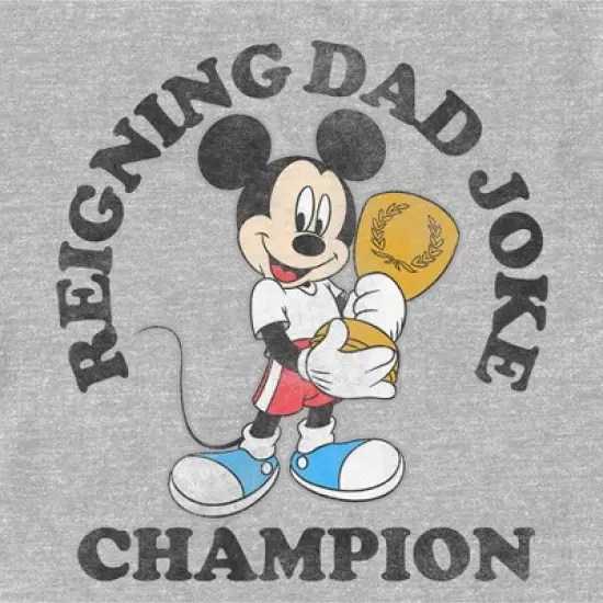 Men's Mickey & Friends Father's Day Dad Joke Champion T-Shirt image {1}