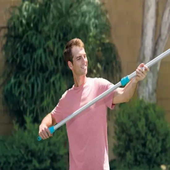 Intex 29055E 110 Inch Telescoping Above Ground Pool Maintenance Pole Shaft image {1}