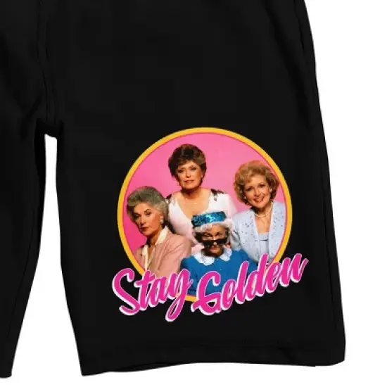 Golden Girls Stay Golden Men's Short Sleeve Shirt & Sleep Shorts Set image {4}