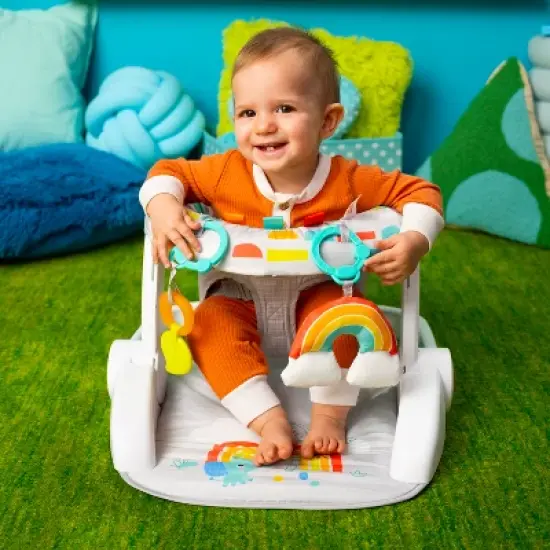 Bright Starts Learn-to-Sit 2-Position Floor Seat - Playful Paradise image {1}
