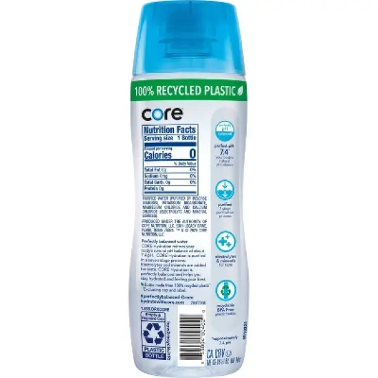 Core Hydration Purified Water - 20 fl oz Bottle image {1}