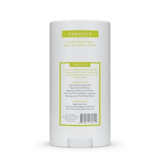 Native Sensitive Deodorant for Women - Aloe & Green Tea - 2.65oz image {1}