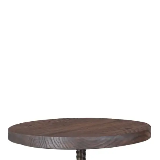 Court Adjustable Backless Barstool Brown - Picket House Furnishings image {7}