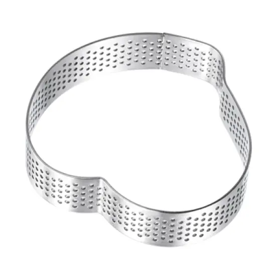 Unique Bargains Heart Shaped DIY Baking Perforated Non-stick Cake Ring image {3}