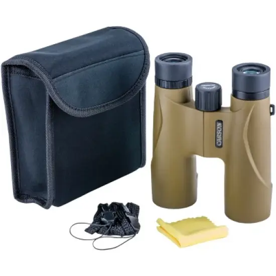 CARSON Stinger Compact Portable Binoculars (12x 32 mm) image {3}