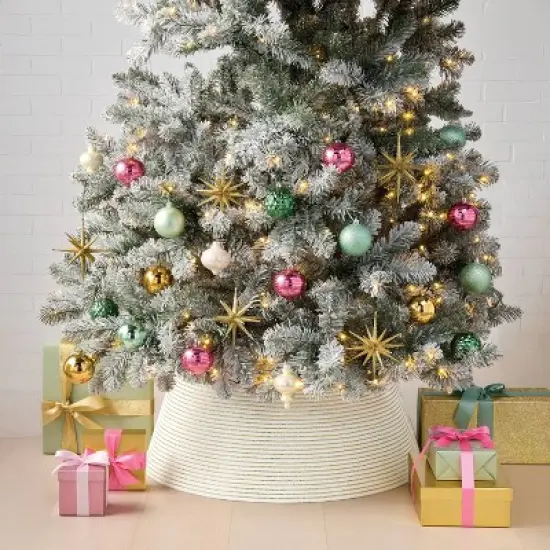 Christmas Rolled Up Tree Collar Cream - Wondershop&trade; image {1}