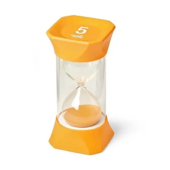 Hand2Mind 5 Minute Jumbo Sand Timer: Educational Teaching Aid for Kindergarten to 6th Grade, Plastic Material image {6}