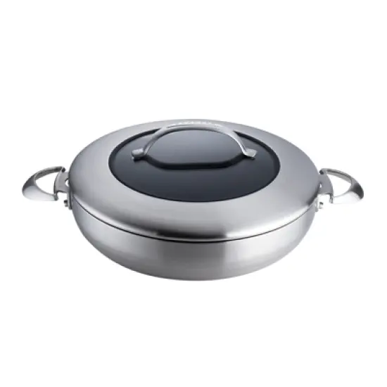 Scanpan CTX 12.75 Inch Nonstick Chef's Pan, 5.25 Quart, Stainless Steel image {6}