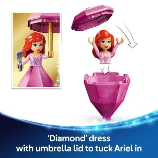 LEGO Disney Princess Twirling Ariel Building Set for Little Mermaid Fans 43259 image {2}