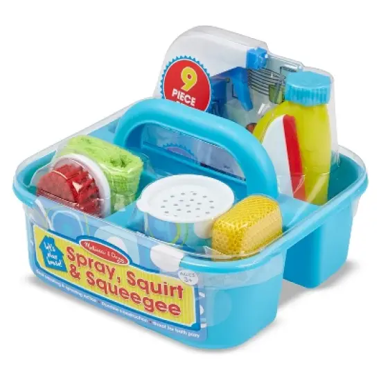 Melissa & Doug Spray, Squirt & Squeegee Play Set - Pretend Play Cleaning Set image {3}