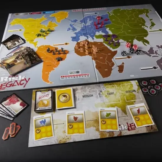 Hasbro Risk Legacy Strategy Tabletop Game image {4}