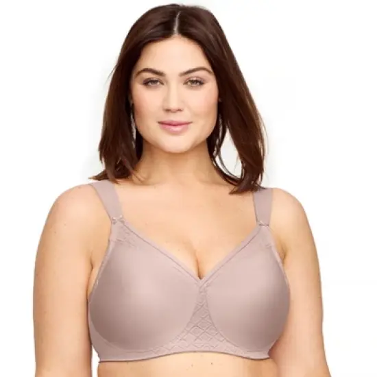 Glamorise Womens MagicLift Seamless T-Shirt Wirefree Bra 1080 Taupe image {5}