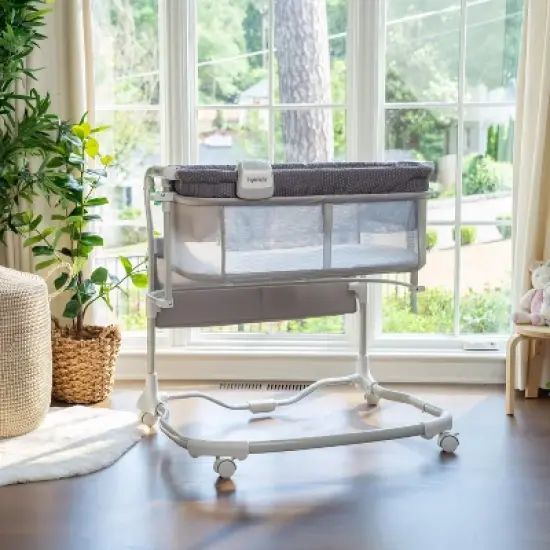 Ingenuity Dream & Grow Bedside Baby Bassinet - Handstitch image {10}