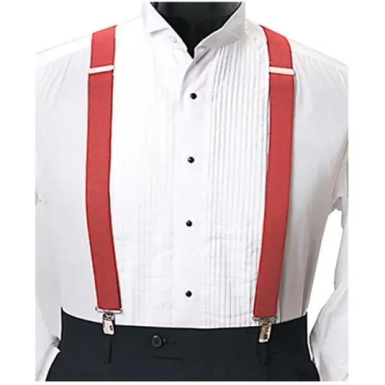 Men's X-back Metal Clip Fastening Suspenders image {9}