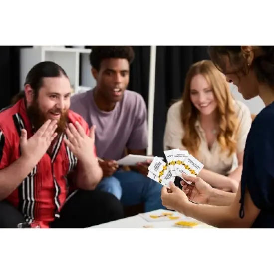 Moose Games The Worst-Case Scenario Card Game - Bonus Edition: Creative Thinking, Cards & Spinner, 3-6 Players image {6}