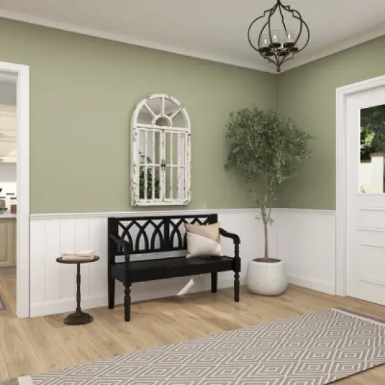 Farmhouse Wood Sitting Bench - Olivia & May image {23}