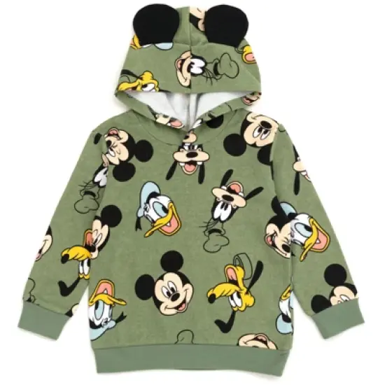 Disney Mickey Mouse Goofy Donald Duck Fleece Pullover Hoodie Infant to Big Kid image {17}